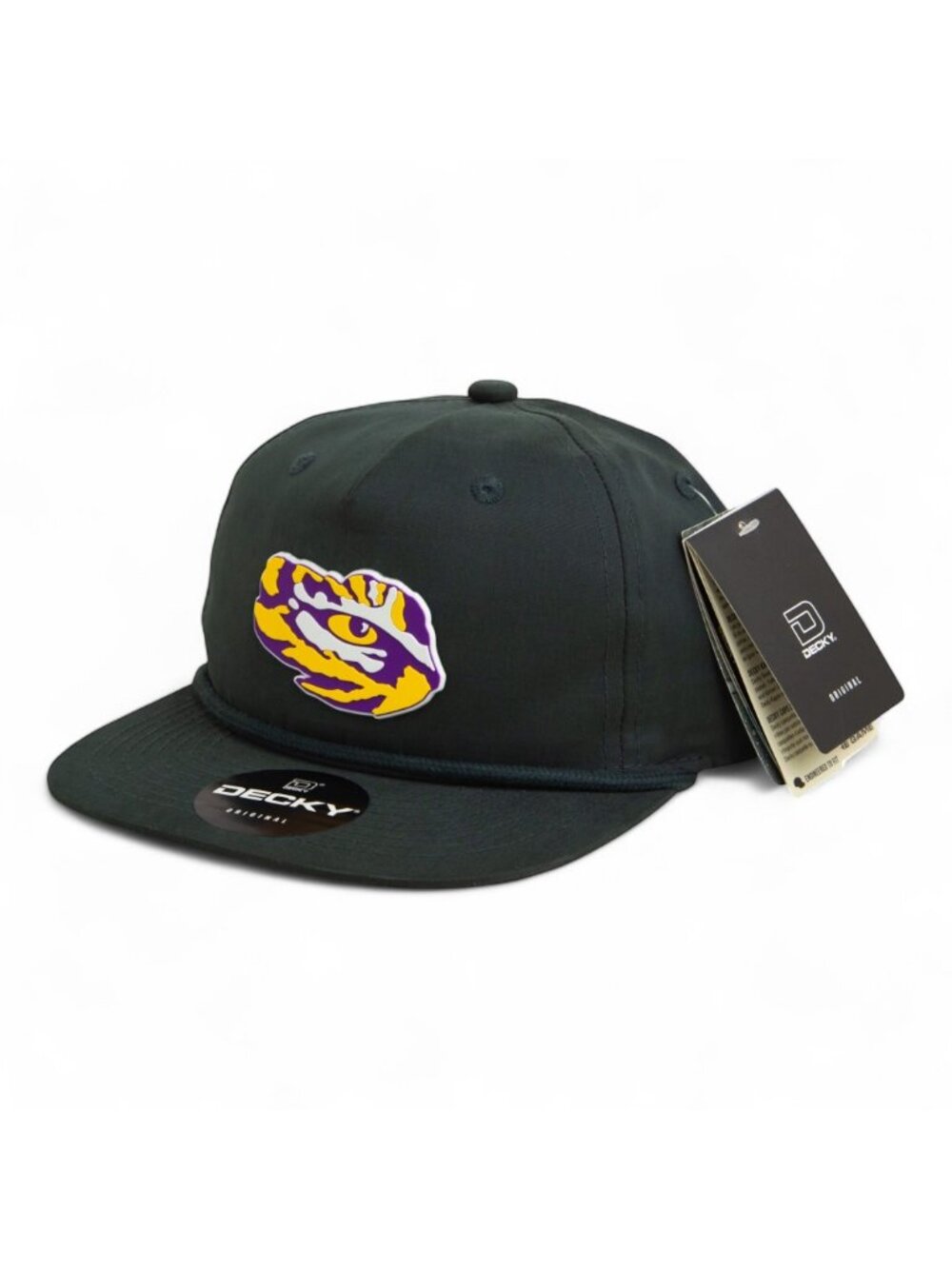 LSU Tiger Eye 3D Classic Rope Hat- Charcoal